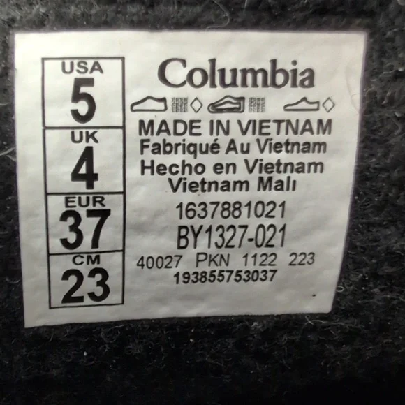 Columbia Kids' Insulated Snow Boots Boys 5 - Picture 2 of 7